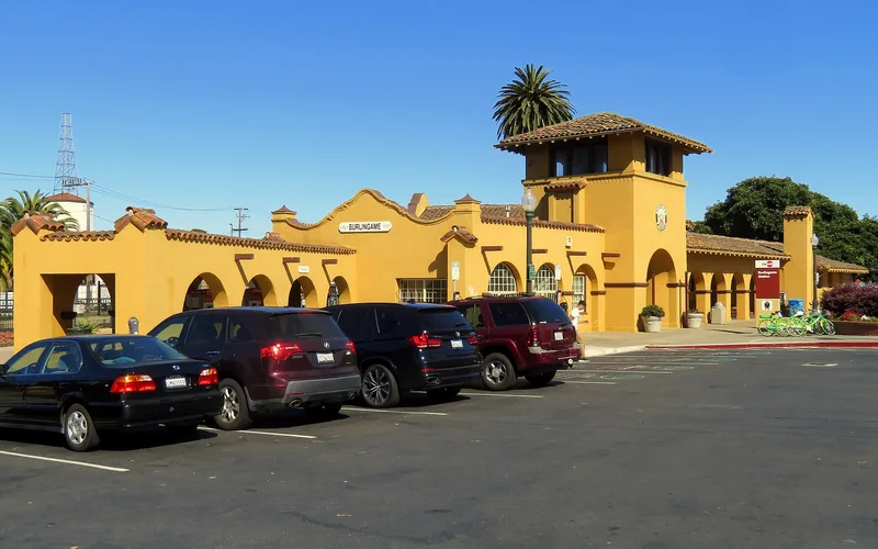 Burlingame Railroad Station, Burlingame, California