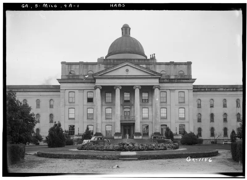 Central Building, State Lunatic Asylum, Milledgeville, Georgia