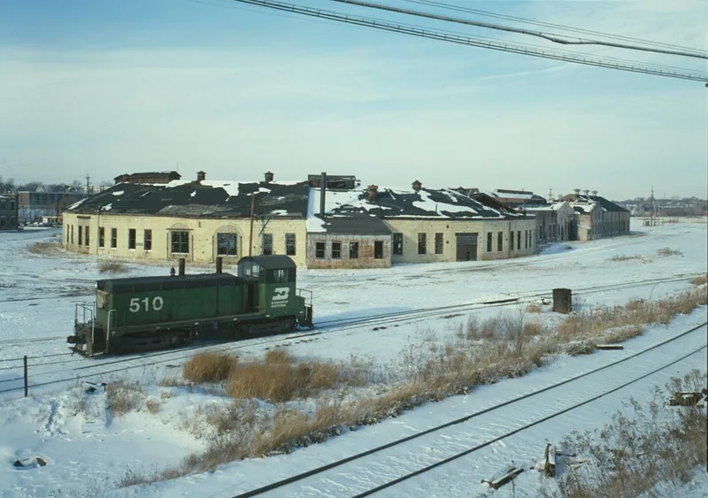 Chicago, Burlington, & Quincy Roundhouse and Locomotive Shop, Aurora, Illinois