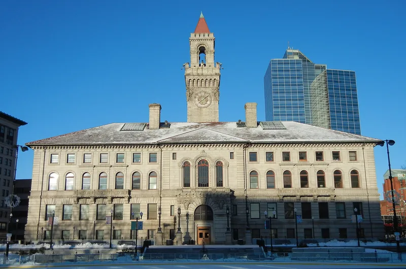 Worcester City Hall and Common, Worcester, Massachusetts