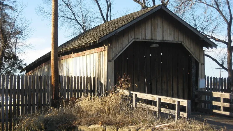 Bowman Mill Covered Bridge, New Reading, Ohio