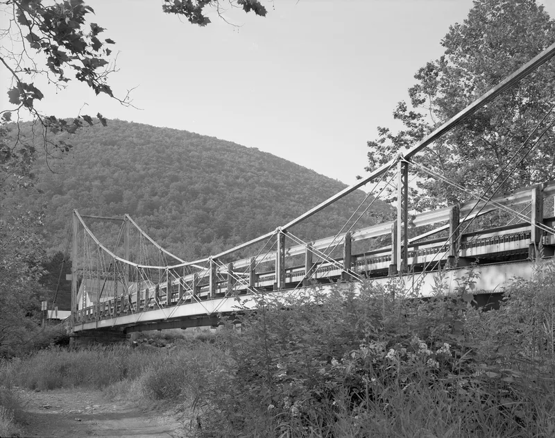 English Center Suspension Bridge, English Center, Pennsylvania