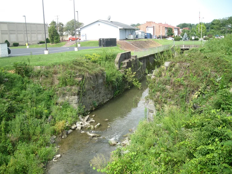 Pennsylvania Canal and Limestone Run Aqueduct, Milton, Pennsylvania