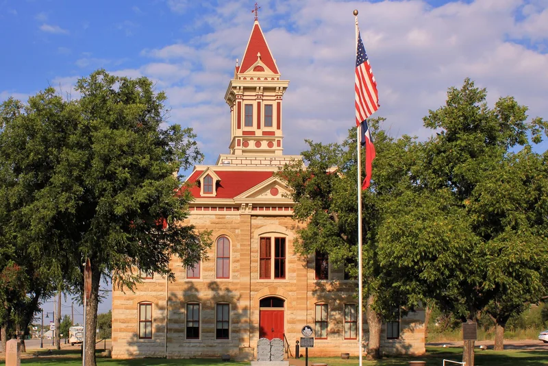 Throckmorton County Courthouse and Jail, Throckmorton, Texas