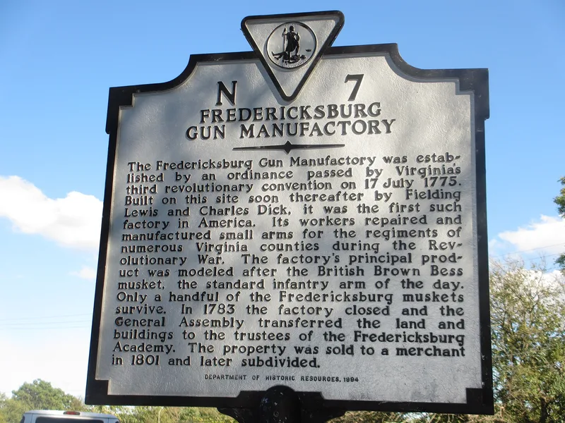 Fredericksburg Gun Manufactory Site, Fredericksburg (Independent City), Virginia