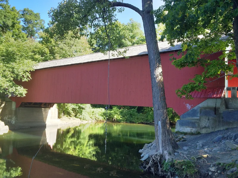 Eagleville Covered Bridge, Eagleville, New York