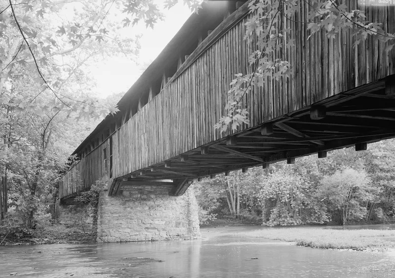 Academia Pomeroy Covered Bridge, Spruce Hill, Pennsylvania