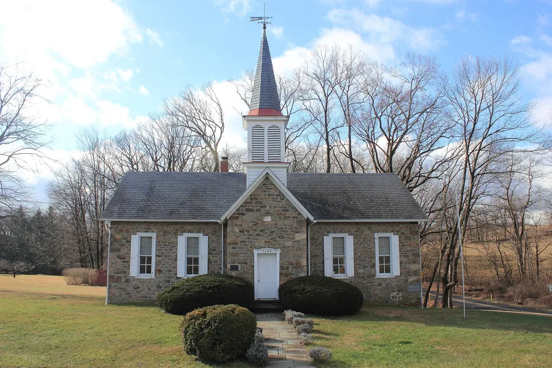 Dillingersville Union School and Church, Zionsville, Pennsylvania