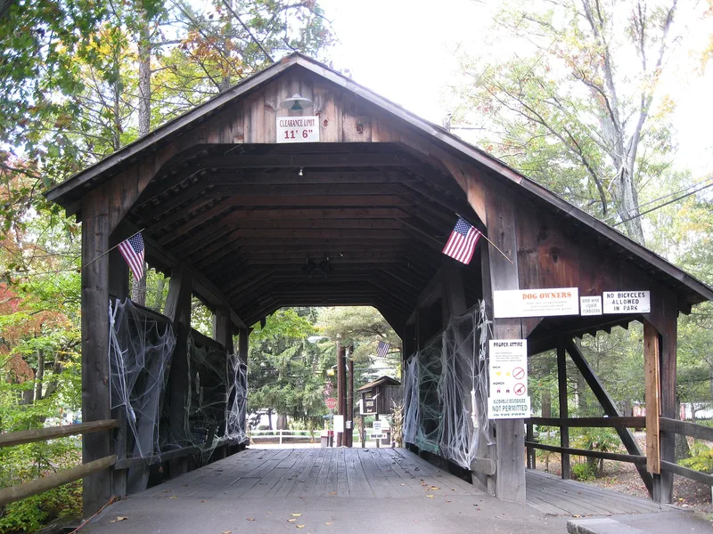Knoebel, Lawrence L., Covered Bridge, Knoebel's Grove, Pennsylvania