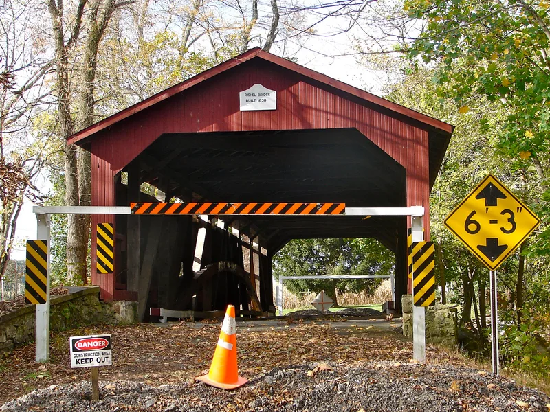 Rishel Covered Bridge, Montandon, Pennsylvania
