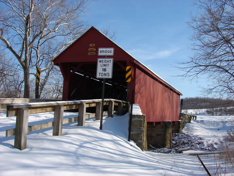 Bailey Covered Bridge, Prosperity, Pennsylvania