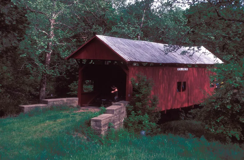 Hughes Covered Bridge, Prosperity, Pennsylvania