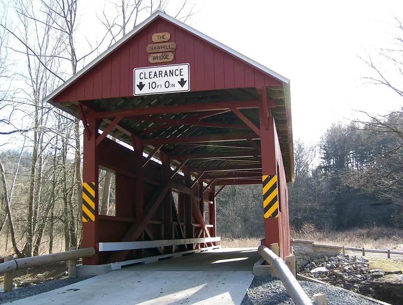 Sawhill Covered Bridge, Taylorstown, Pennsylvania