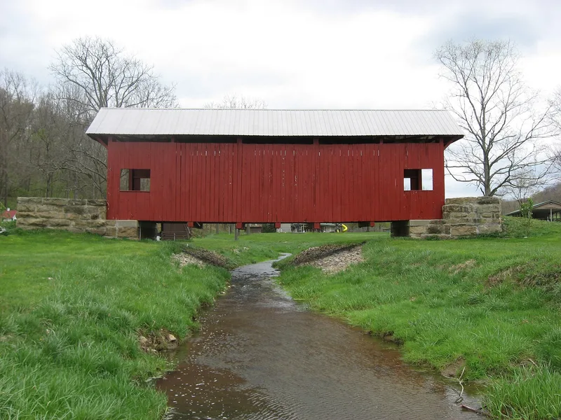 Wyit Sprowls Covered Bridge, West Finley, Pennsylvania