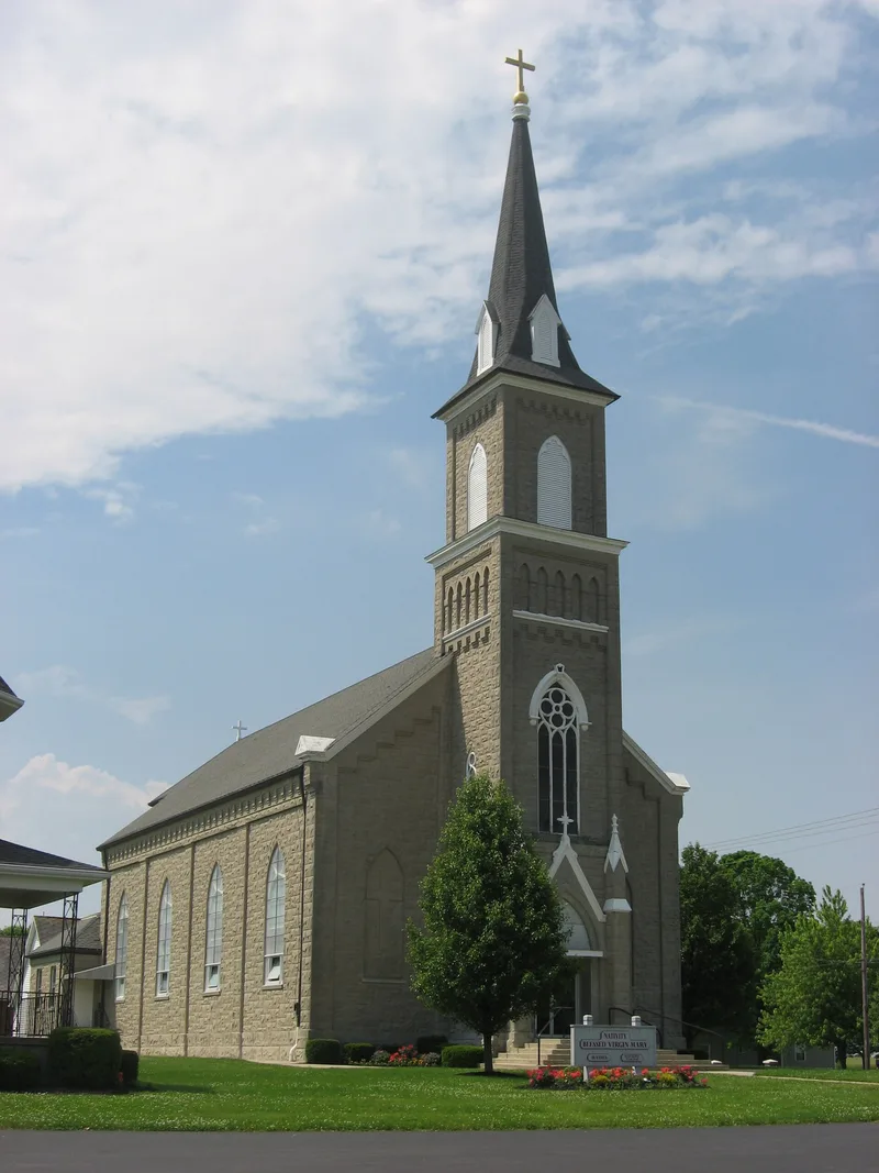 Cassella Catholic Church and Rectory, Cassella, Ohio