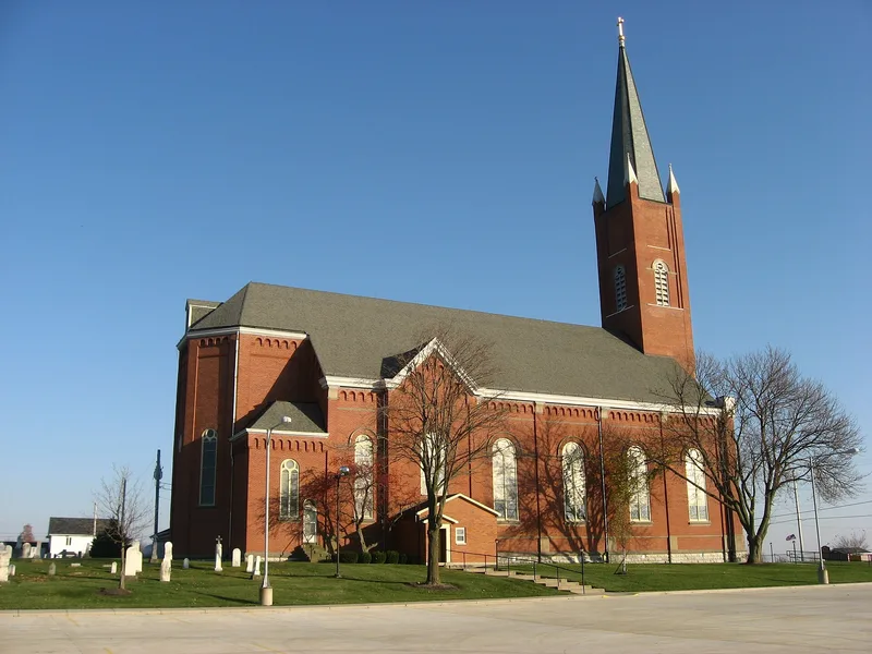 Maria Stein Catholic Church and Rectory, Maria Stein, Ohio