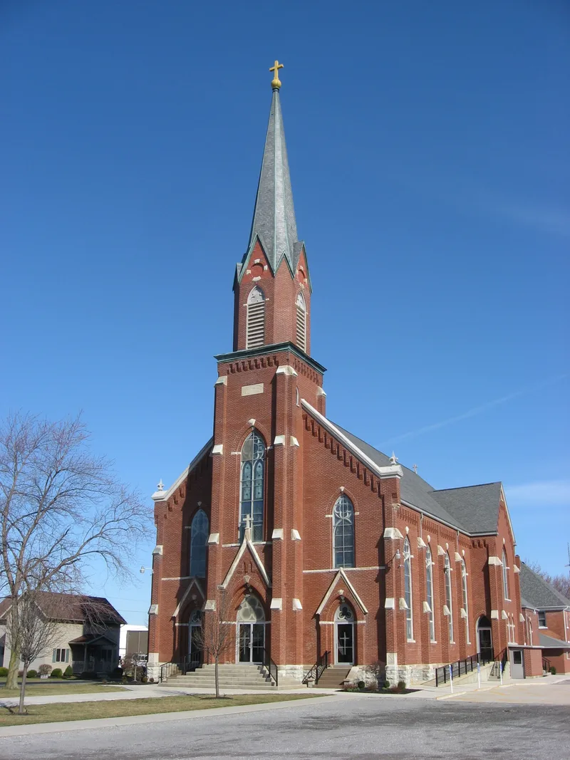 St. Sebastian Catholic Church and Rectory, St. Sebastian, Ohio