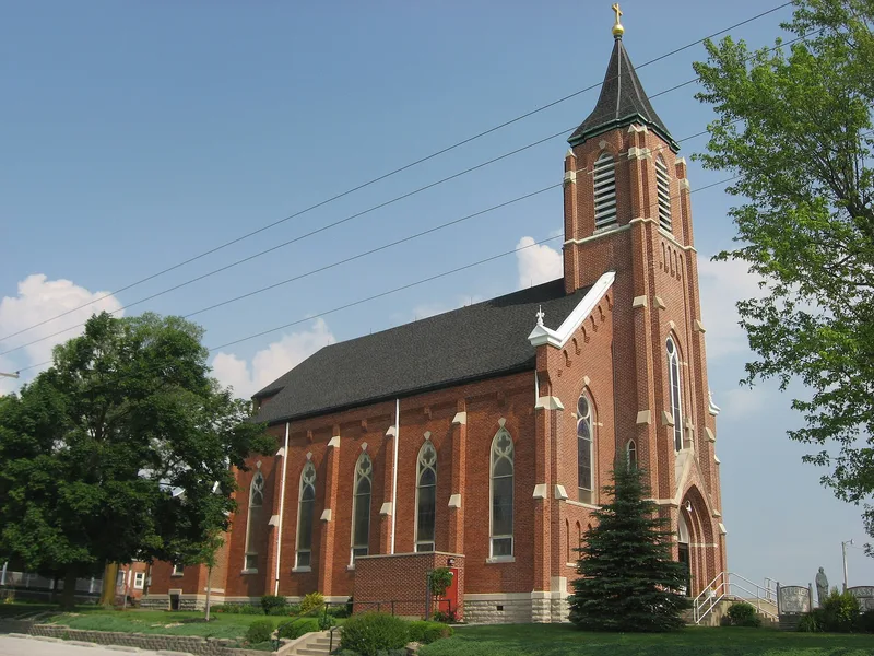 St. Peter Catholic Church and Rectory, St. Peter, Ohio