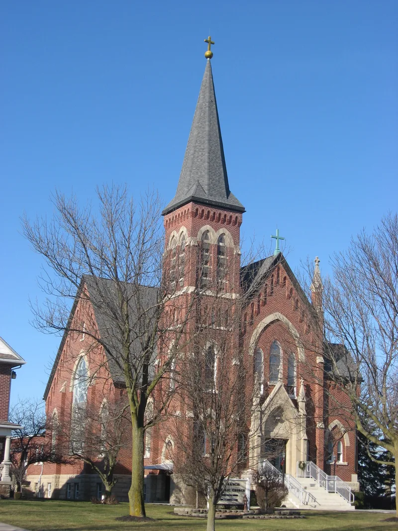 St. Francis Catholic Church and Rectory, Cranberry Prairie, Ohio