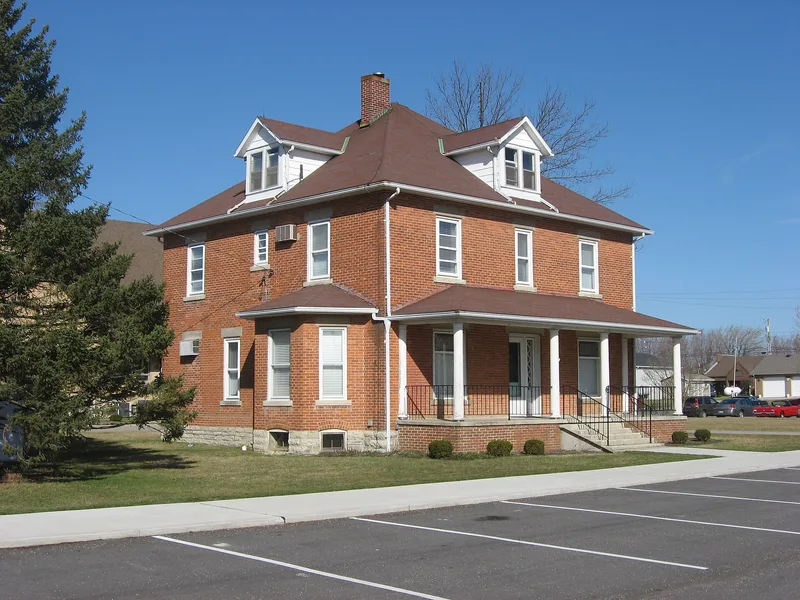 Chickasaw School and Rectory, Chickasaw, Ohio