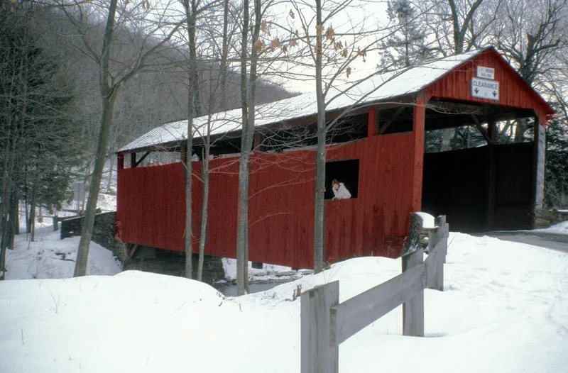 Y Covered Bridge No. 156, Central, Pennsylvania