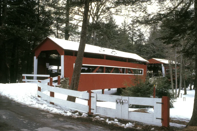 Twin Bridges-East Paden Covered Bridge No. 120, Forks, Pennsylvania