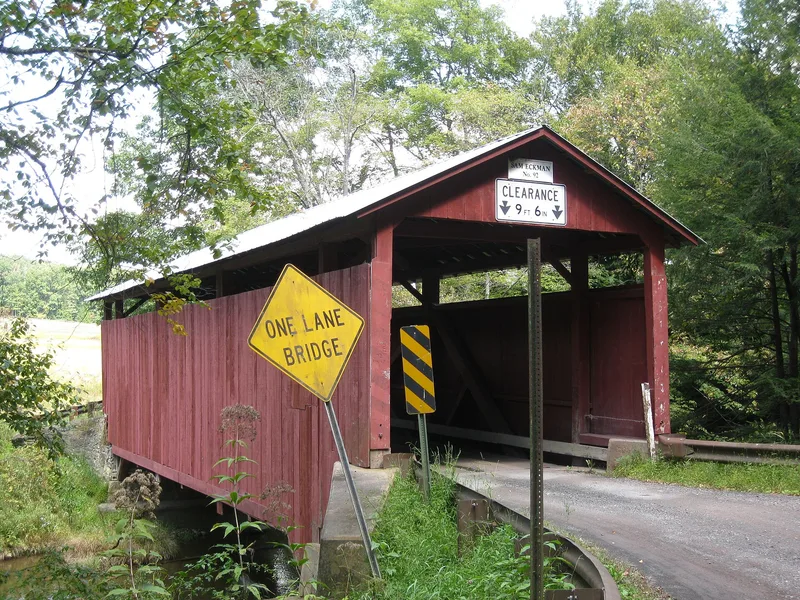 Eckman, Sam, Covered Bridge No. 92, Millville, Pennsylvania