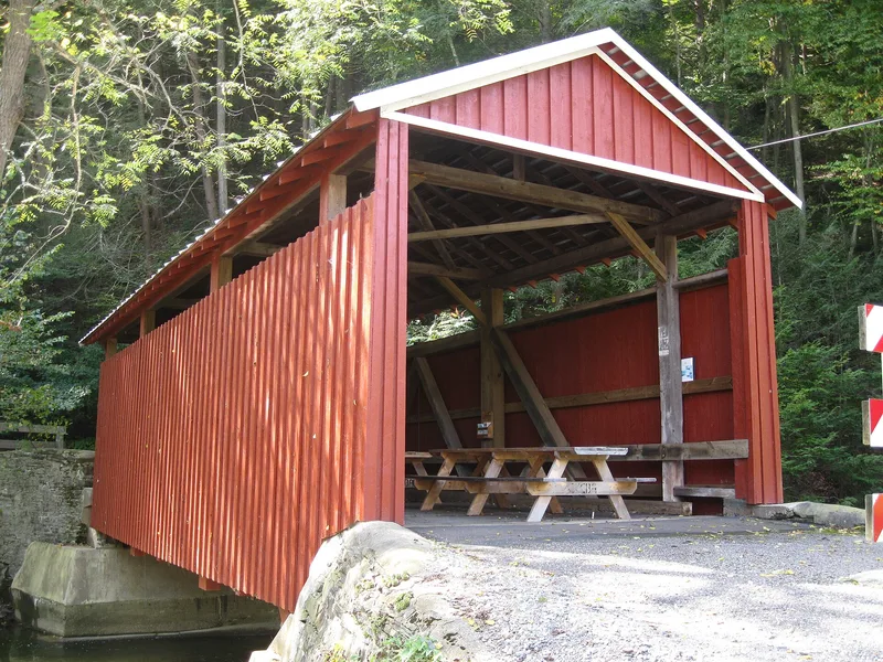 Shoemaker Covered Bridge, Iola, Pennsylvania