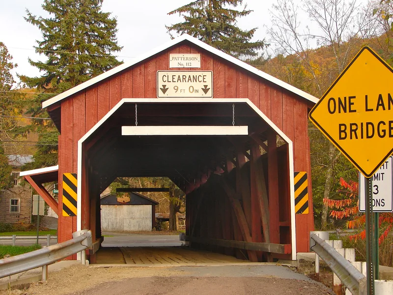 Patterson Covered Bridge No. 112, Orangeville, Pennsylvania