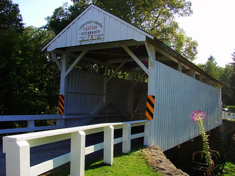 Carmichaels Covered Bridge, Carmichael, Pennsylvania
