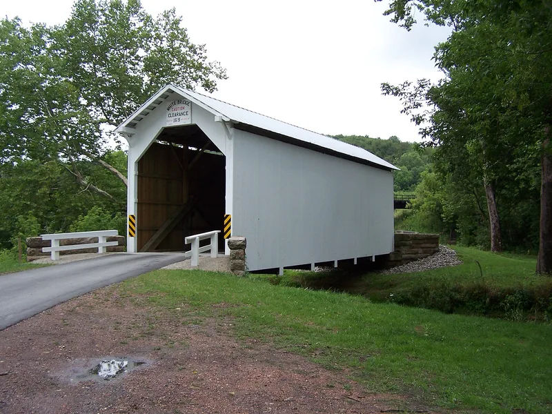 White Covered Bridge, Garards Fort, Pennsylvania
