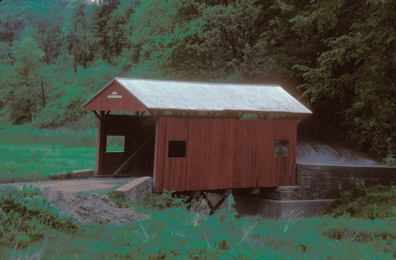 Wright, Cerl, Covered Bridge, Bentleyville, Pennsylvania