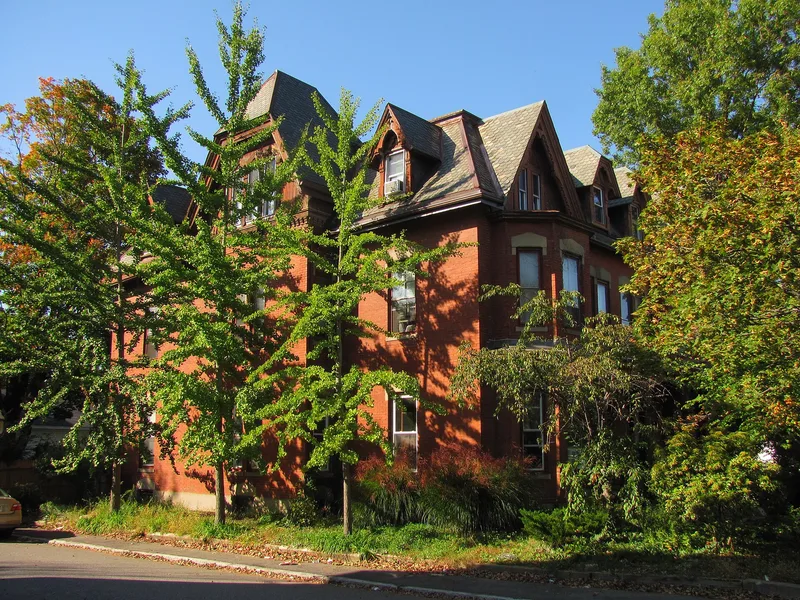 Merrill Double House, Worcester, Massachusetts