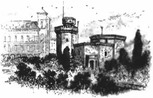 Fonthill Castle and the Administration Building of the College of Mount St. Vincent, New York, New York