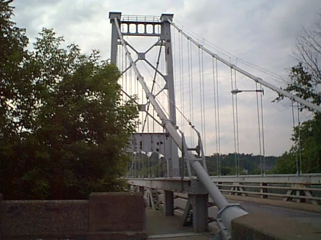 Kingston-Port Ewen Suspension Bridge, Kingston and, New York