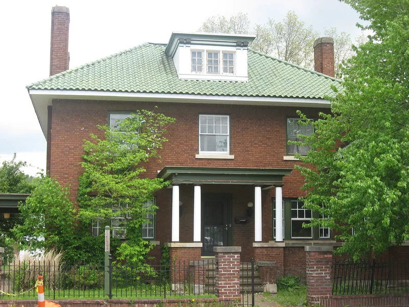 Ransbottom, Mort, House, Roseville, Ohio