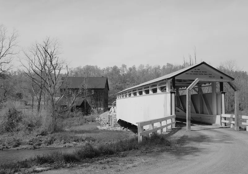 Jacksons Mill Covered Bridge, Bedford, Pennsylvania