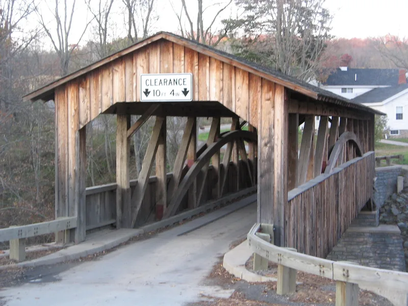 Knapp's Covered Bridge, Burlington, Pennsylvania