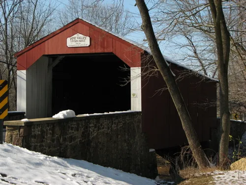 Pine Valley Covered Bridge, New Britain, Pennsylvania