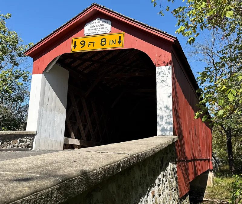 Van Sant Covered Bridge, New Hope, Pennsylvania