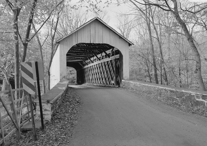 Loux Covered Bridge, Pipersville, Pennsylvania