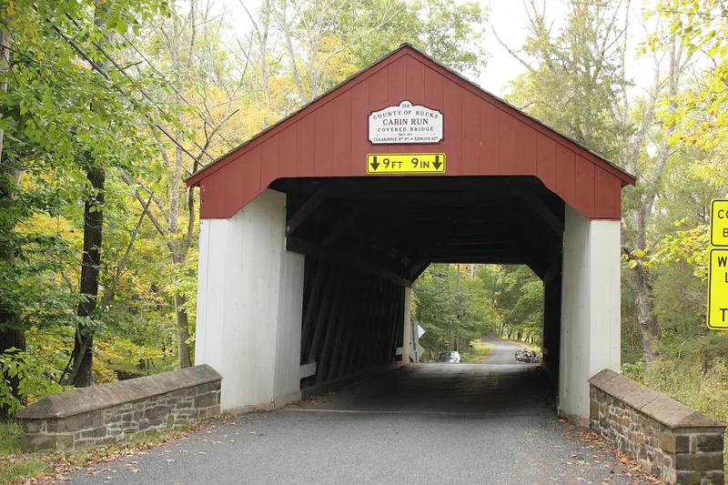 Cabin Run Covered Bridge, Point Pleasant, Pennsylvania