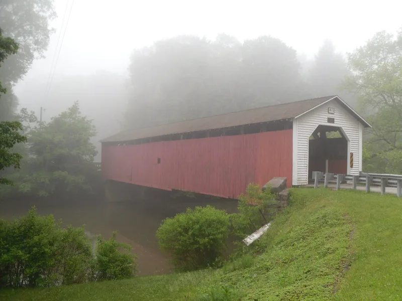 McGees Mills Covered Bridge, Mahaffey, Pennsylvania