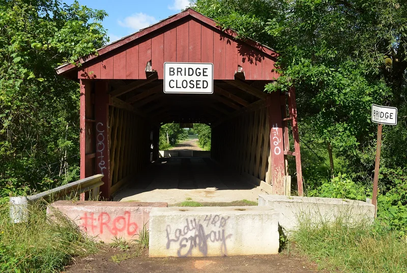 Waterford Covered Bridge, Waterford, Pennsylvania