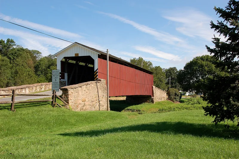 Weaver's Mill Covered Bridge, Churchtown, Pennsylvania