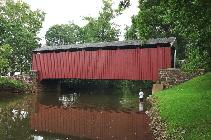 Butcher's Mill Covered Bridge, Denver, Pennsylvania