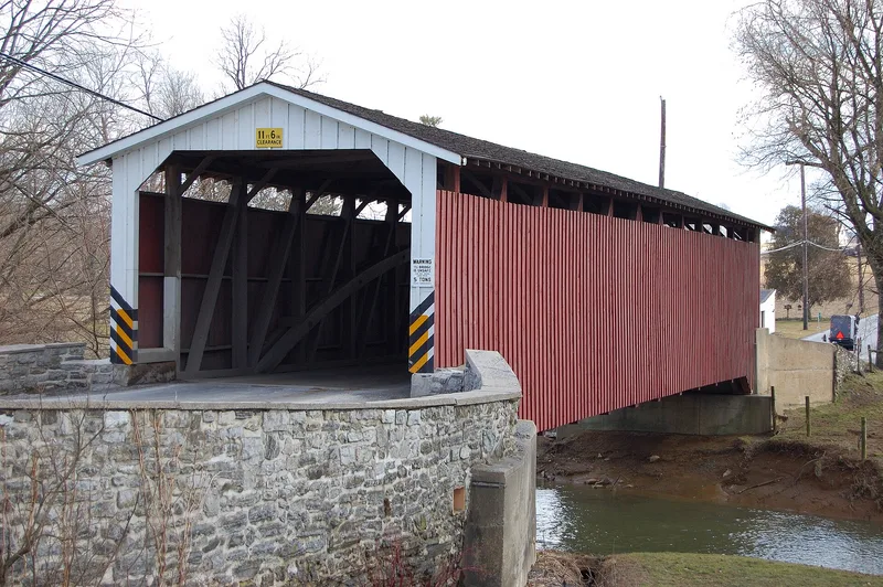 Leaman Place Covered Bridge, Intercourse, Pennsylvania