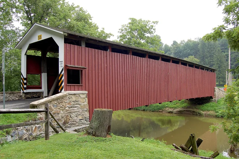 White Rock Forge Covered Bridge, Kirkwood, Pennsylvania