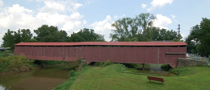 Herr's Mill Covered Bridge, Soundersbury, Pennsylvania