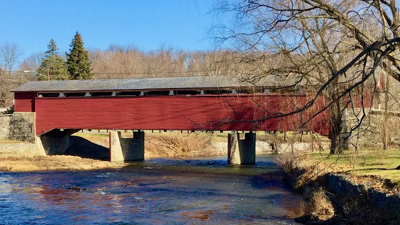 Wehr Covered Bridge, Orefield, Pennsylvania